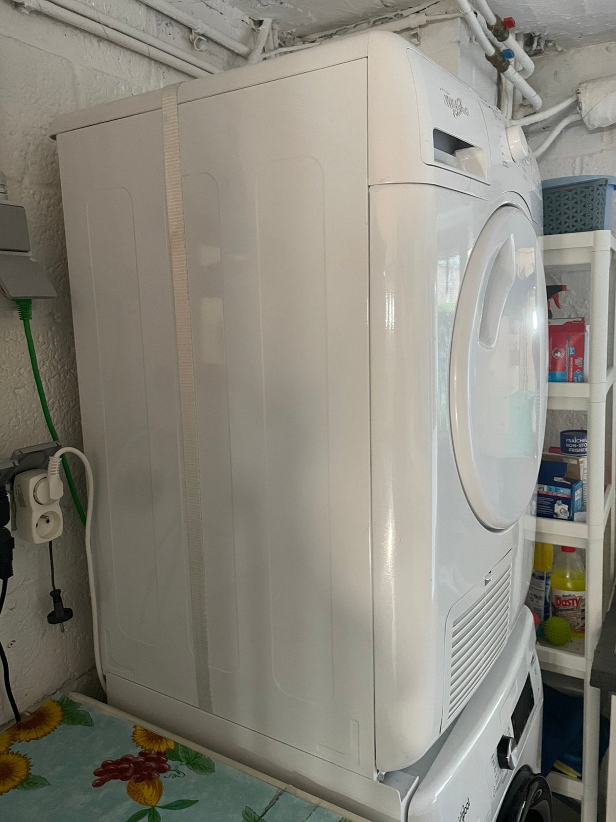 Sèche-linge, Whirlpool, 8 kg, A++ 6th Sense, Electroménager, 6 à 8 kg, Classe énergétique A ou plus économe, 85 à 90 cm, Chargeur frontal