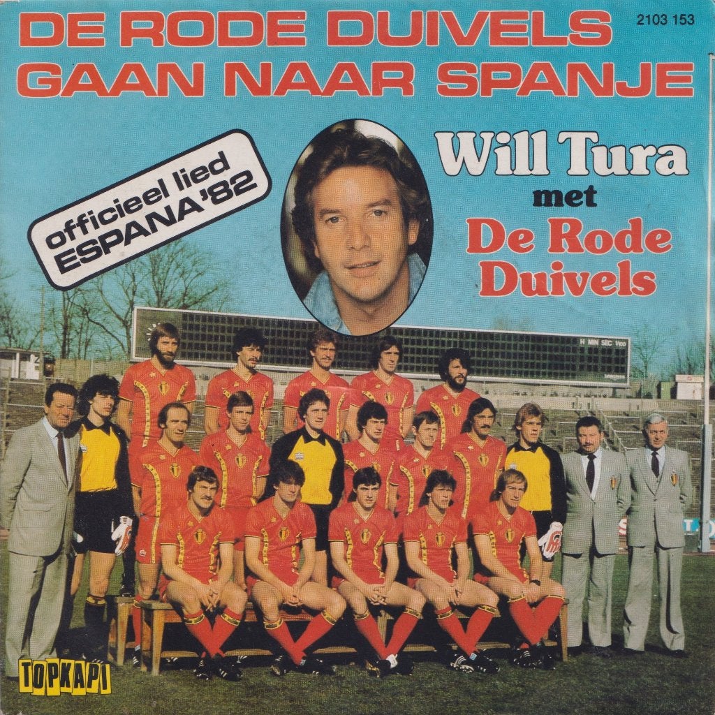 Will Tura – De Rode Duivels gaan naar Spanje - Single, CD & DVD, Vinyles Singles, Enlèvement ou Envoi, Utilisé, 7 inch, En néerlandais