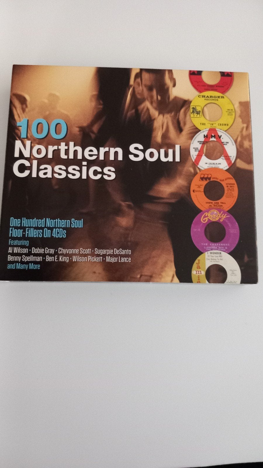 100 NORTHERN SOUL CLASSICS POPCORN OLDIES 4 CD, Ophalen of Verzenden, Zo goed als nieuw