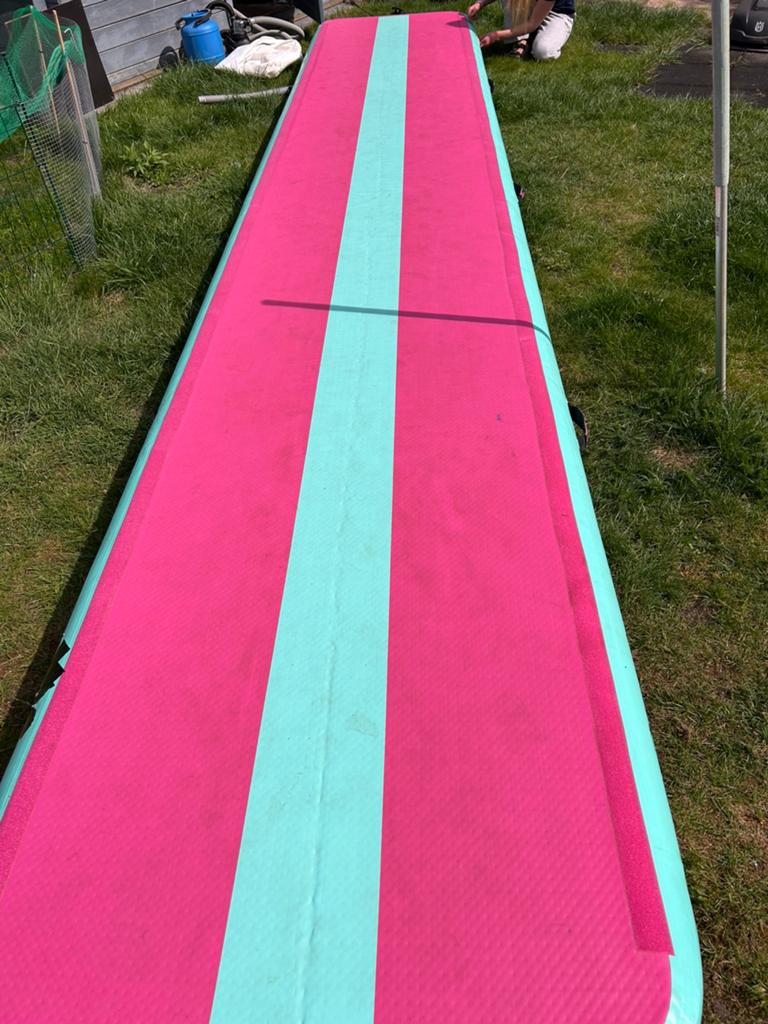 Airtrack 6 meter 20 cm dik, Sport en Fitness, Ophalen, Gebruikt