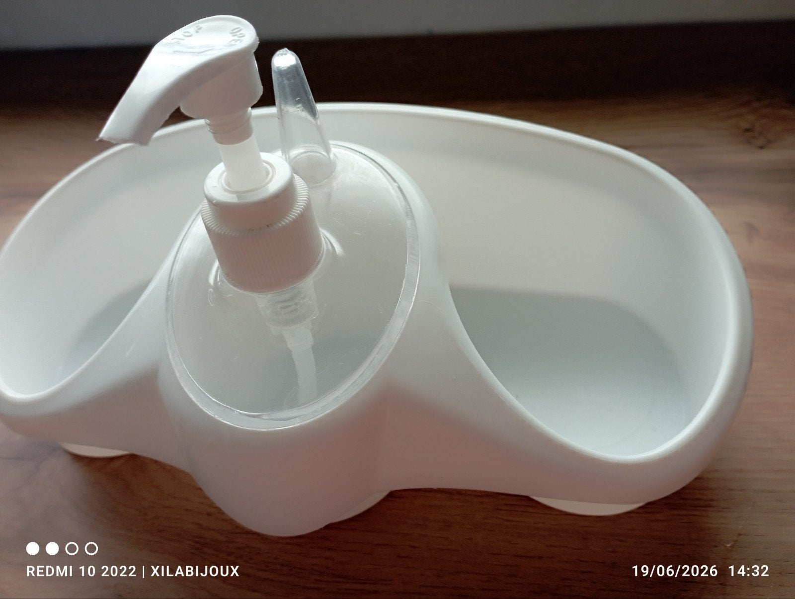 Sponshouder en zeepdispenser voor koken of, Huis en Inrichting, Ophalen of Verzenden