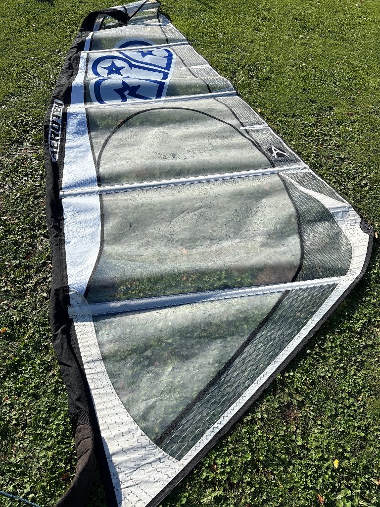 Windsurfzeil aerotech 5.5, Enlèvement, Utilisé, Mât, 5 à 6.5 m²