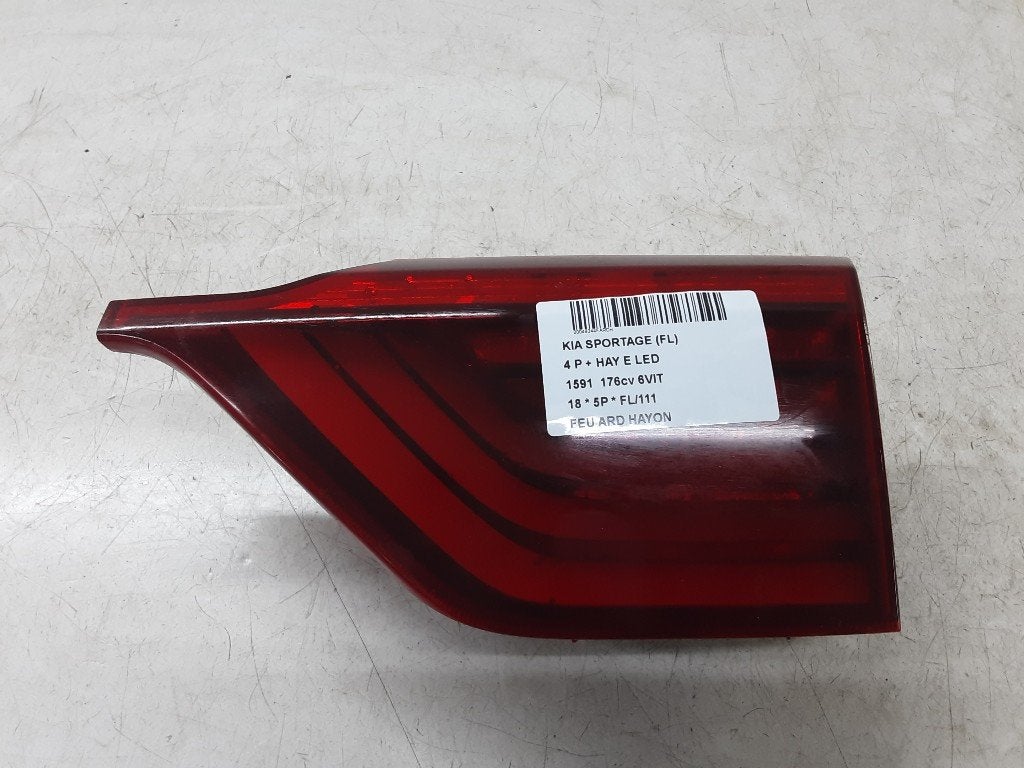 PANNEAU ARRIÈRE DROIT AVEC LAMPE Kia Sportage (QL), Kia, Info@kia.de, Utilisé, Theodor-Heuss-Allee 11
60486  Frankfurt am Main, DE