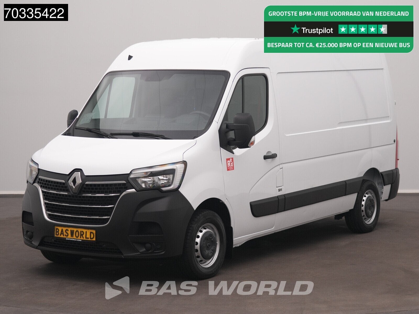 Renault Master 150PK L2H2 Airco Navi Cruise Parkeersensoren, Autos, Achat, Entreprise, 3 places, Diesel