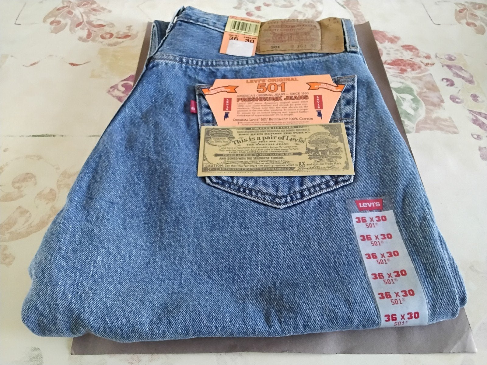 Originele jeans Levi^s 501, Ophalen, Levi's, Blauw, Overige jeansmaten