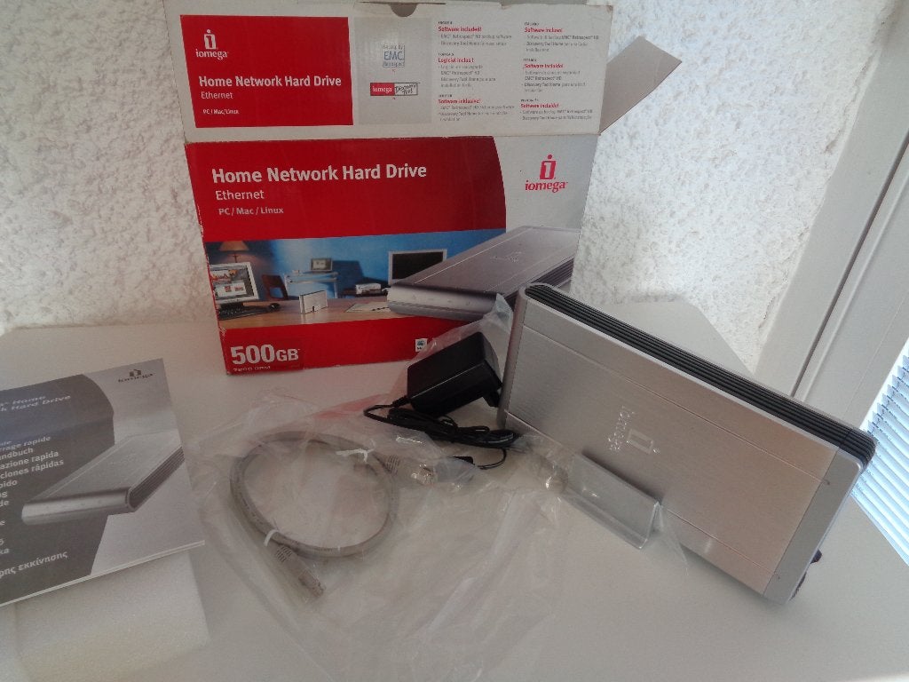 Disque Dur Home Network Hard Drive  500GB, Neuf, IOMEGA, Externe, 500GB