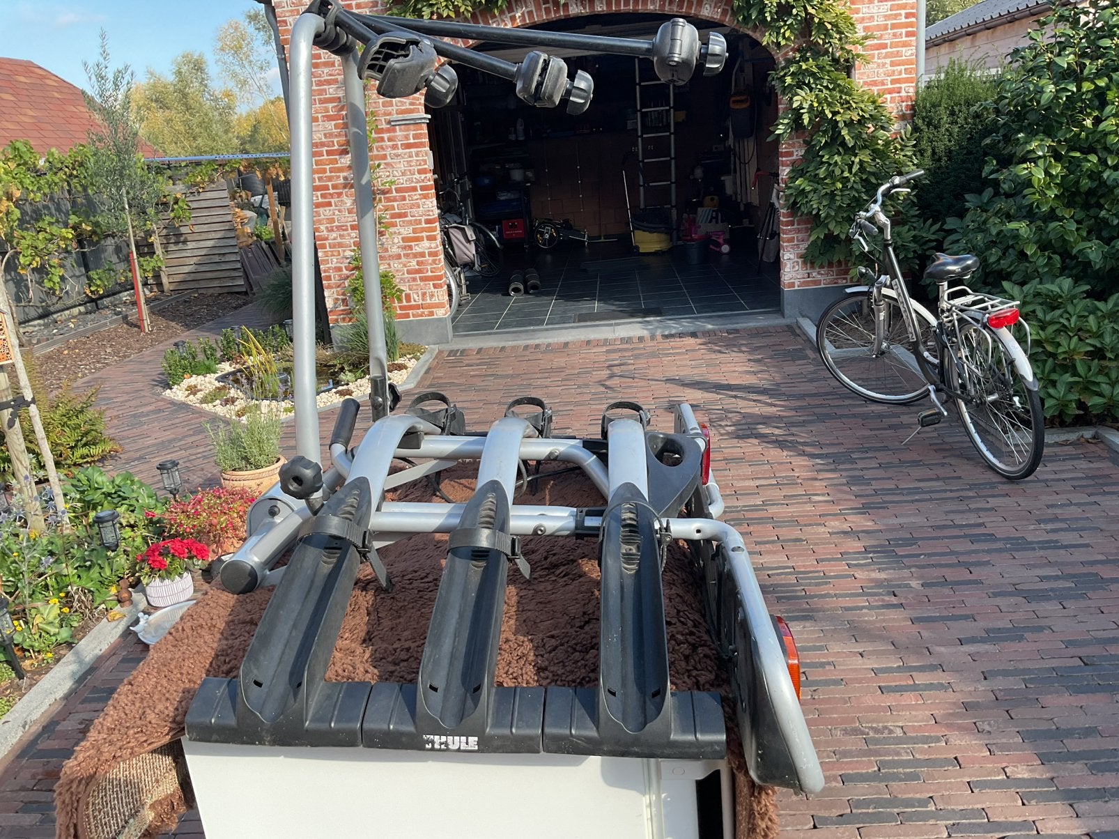 Thule fietsdrager, Ophalen, 3 fietsen of meer, Zo goed als nieuw, Brede banden