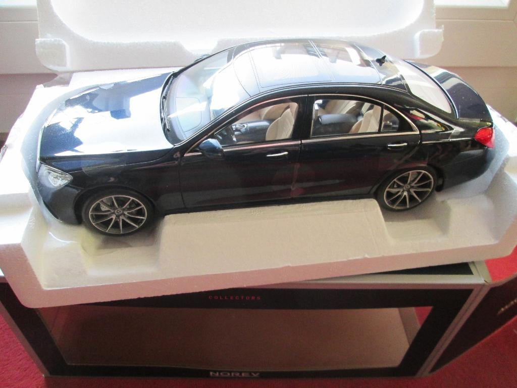 1:18 Norev Mercedes-Benz S Klasse AMG Line von 2018 blaum, Ophalen of Verzenden, Norev
