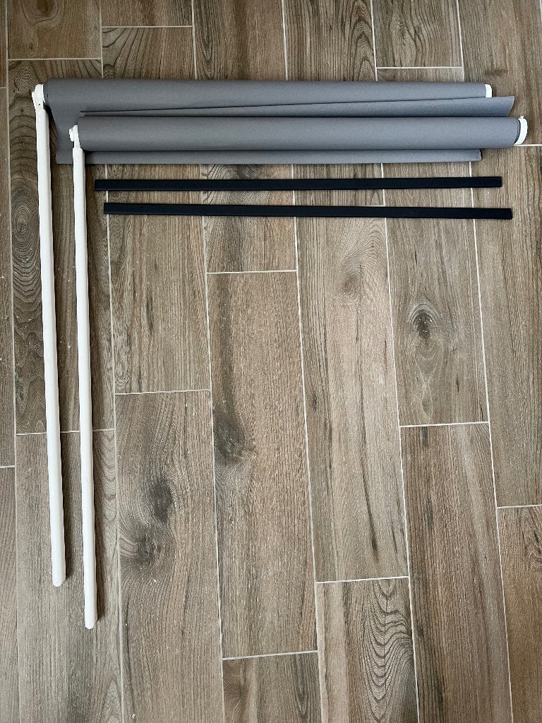 Store enrouleur occultant Ikea Fridans, 2 pièces, gris, Enlèvement, Comme neuf, Gris