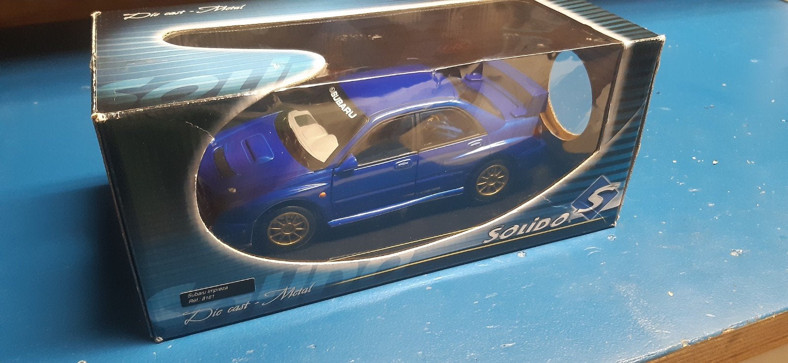subaru wrc plain body 1:18, Ophalen of Verzenden, Solido