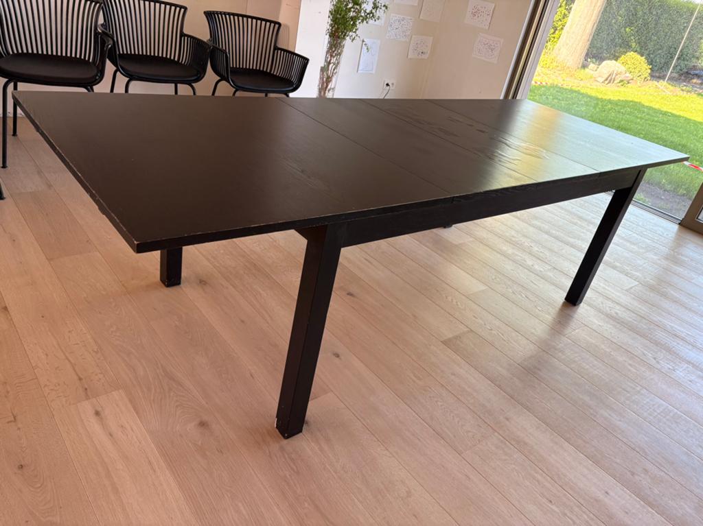Uitschuifbare eettafel 175 -> 217,5 -> 260cm, Huis en Inrichting, Ophalen, Gebruikt, 200 cm of meer, 50 tot 100 cm