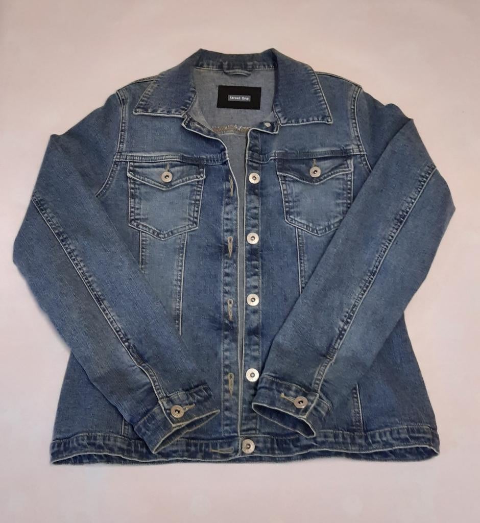 kinder jeansjas / dames jeansjas / vest (m:36) Street One, Kleding | Dames, Ophalen, Blauw, Street One, Maat 36 (S)