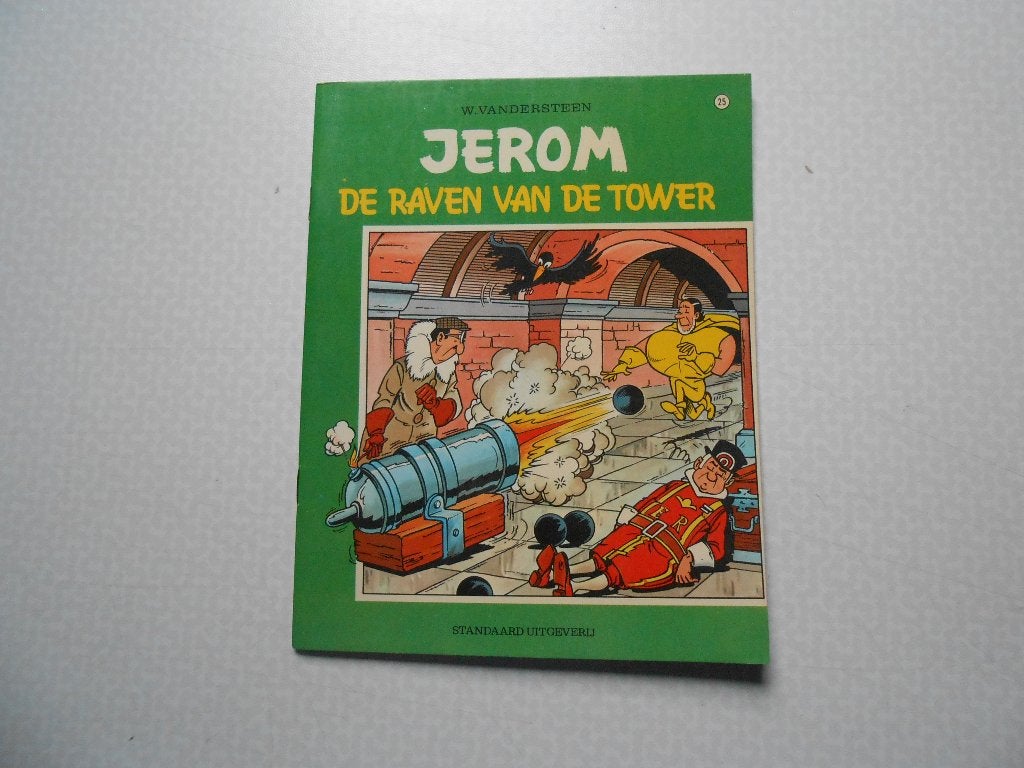 Jerom 25 De raven van de Tower 1969 1ste druk., Willy Vandersteen, Eén stripboek, Nieuw, Ophalen of Verzenden