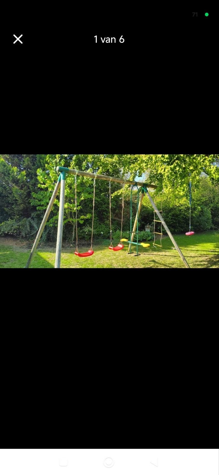 schommel, Ophalen, Schommel