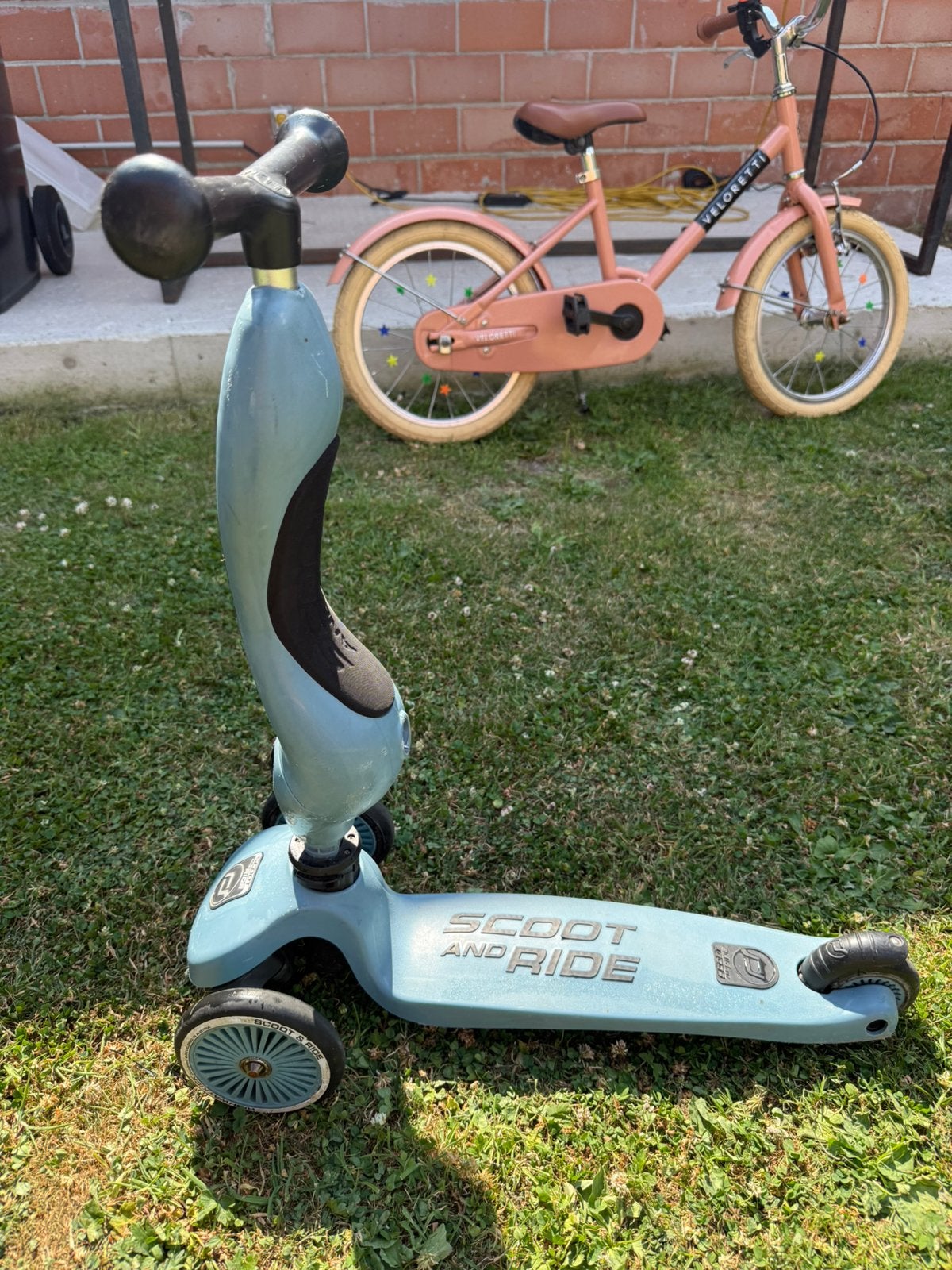 Scoot and Ride loopfiets en step, Fietsen en Brommers, Steps, Ophalen, Gebruikt