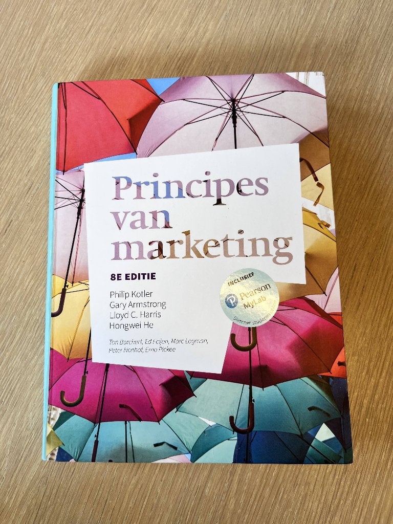 Principes van marketing - 8e editie - Kotler, Livres, Enlèvement ou Envoi, Philip Kotler; Gary Armstrong; Lloyd C. Harris; Hongwei He