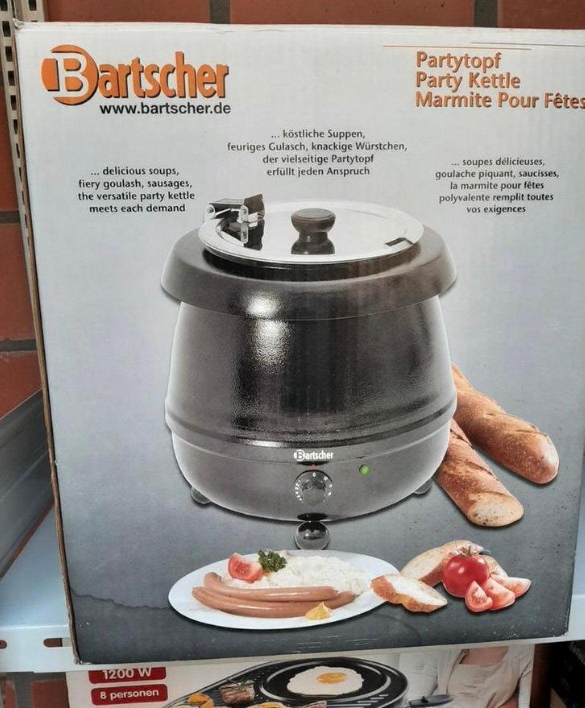 Nieuw Bartscher party kettle 9L, Ophalen of Verzenden, Nieuw