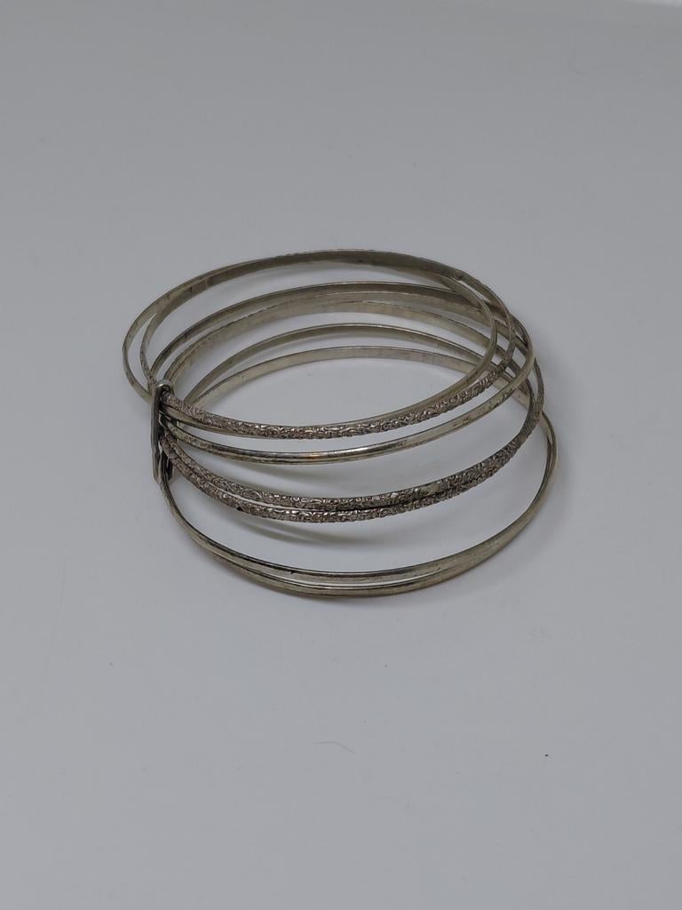 Zilveren antieke armband, Ophalen of Verzenden