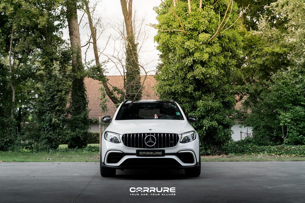 Mercedes-Benz GLC 63 AMG S 4Matic V8 LICHTE VRACHT LEDER ME, Auto's, 510 pk, Wit, 5 deurs, 2 zetels