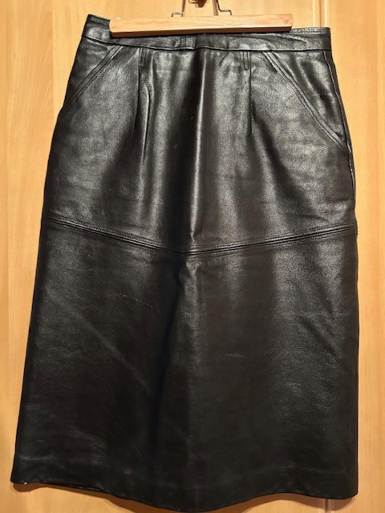 dames rok in leder, Kleding | Dames, Rokken, Zwart, Knielengte, Gedragen, Ophalen