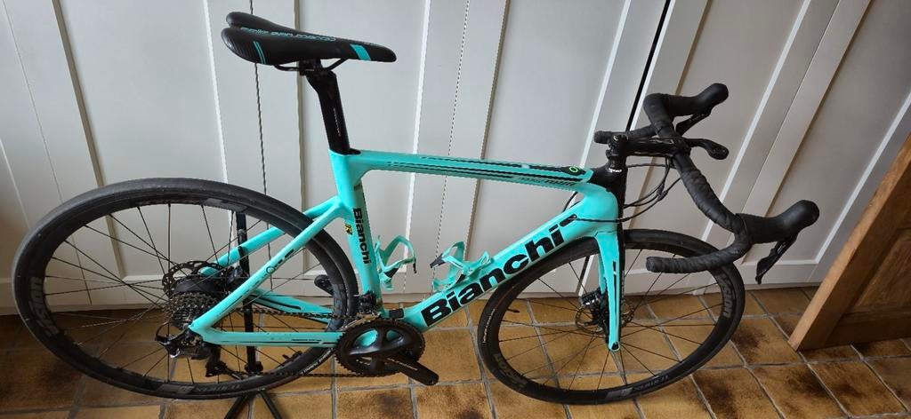 Bianchi aria e-road 2018, 28 inch, Gebruikt, Carbon, Heren