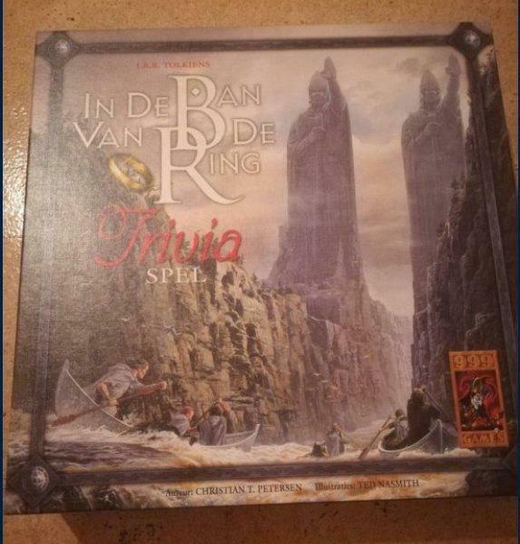 In de ban van de ring; Trivia spel, Hobby en Vrije tijd, Ophalen of Verzenden, Gebruikt
