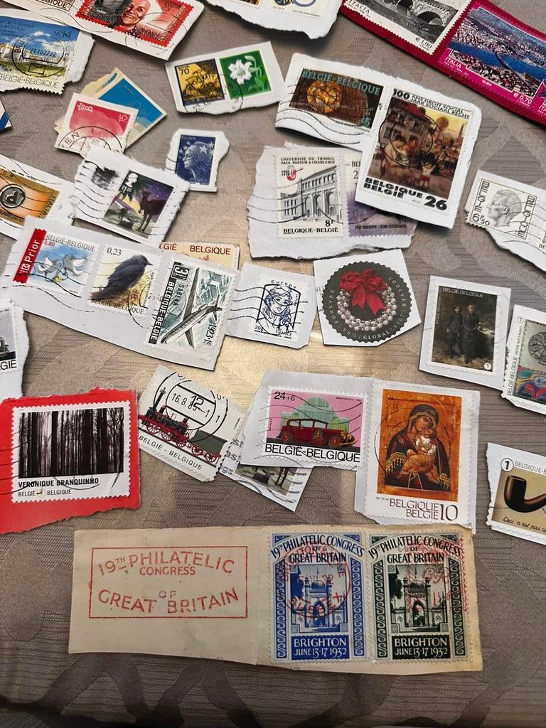 POSTZEGELS, Ophalen