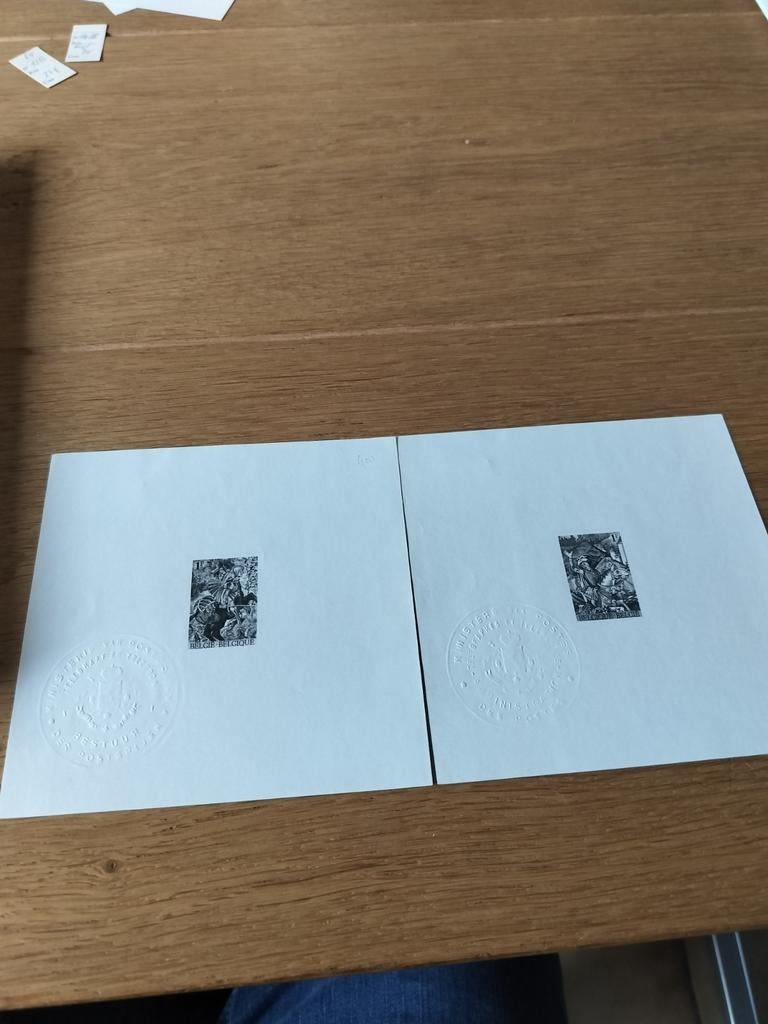 minister velletjes van de reeks 1425 26 uit 1967, Postzegels en Munten, Postzegels | Europa | België, Ophalen of Verzenden, Postfris