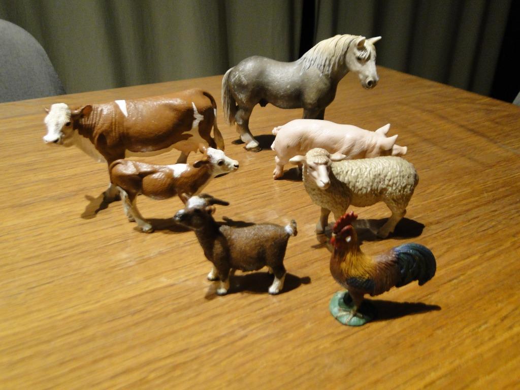 SCHLEICH dieren boerderijdieren, Verzamelen, Ophalen of Verzenden, Zo goed als nieuw, Paard, Beeldje of Figuurtje