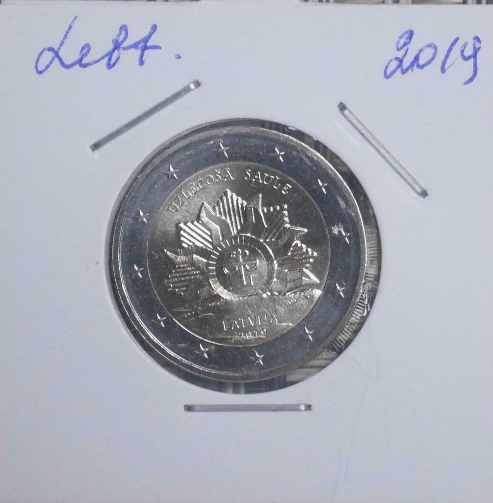 2 euro Letland 2019 Rising Sun, Verzenden, Overige landen, 2 euro, Setje