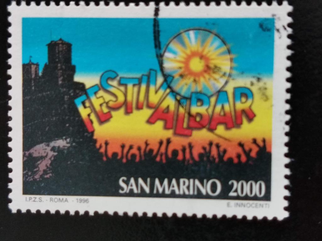 Saint-Marin 1996 - Festival Bar - Château, Enlèvement ou Envoi, Affranchi
