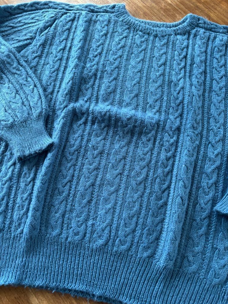 Trui vintage maat XXL, Kleding | Heren, Truien en Vesten, Ophalen of Verzenden, Zo goed als nieuw, Overige maten, Blauw