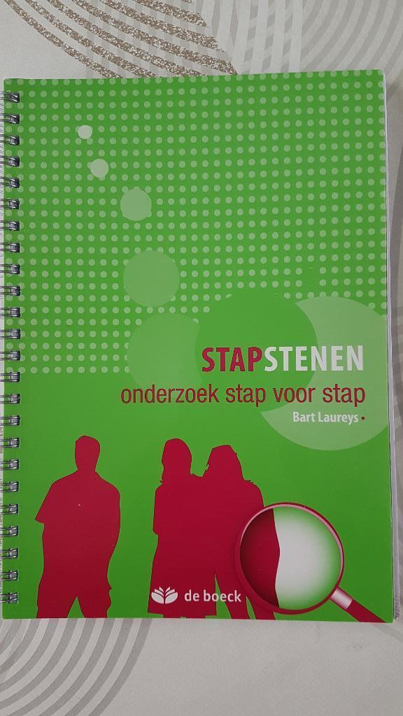Stapstenen - onderzoek stap voor stap - Bart Laureys, Boeken, Ophalen of Verzenden, Zo goed als nieuw, Nederlands, Bart laureys