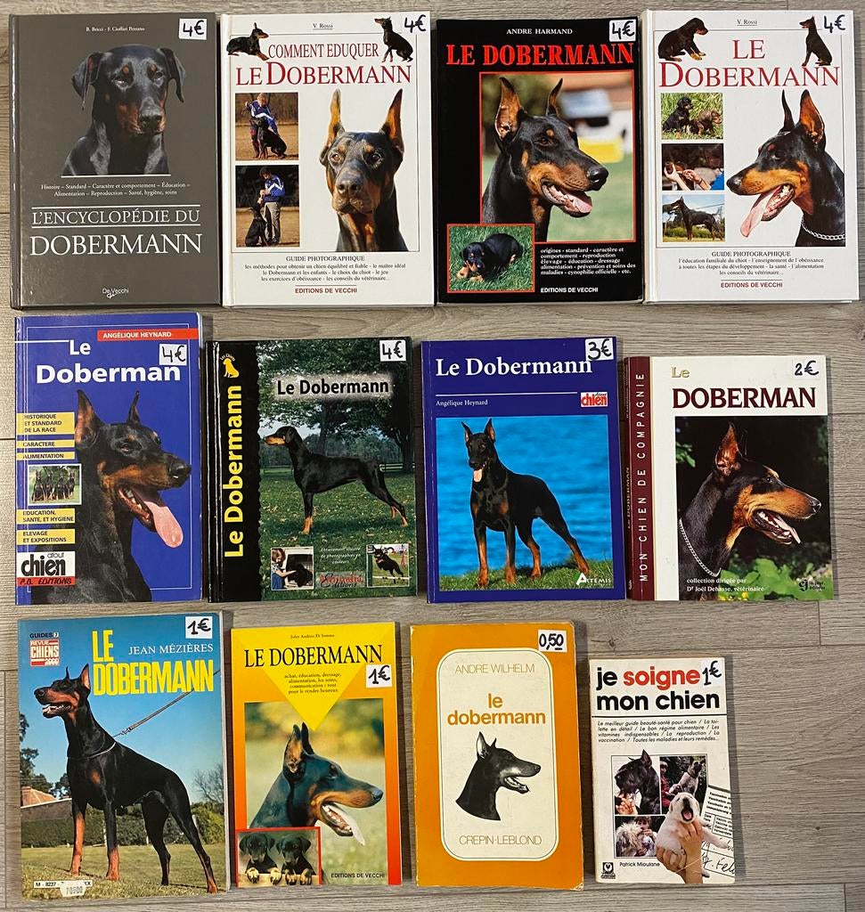 Livres sur Dobermann, voir photos, Enlèvement ou Envoi, Comme neuf
