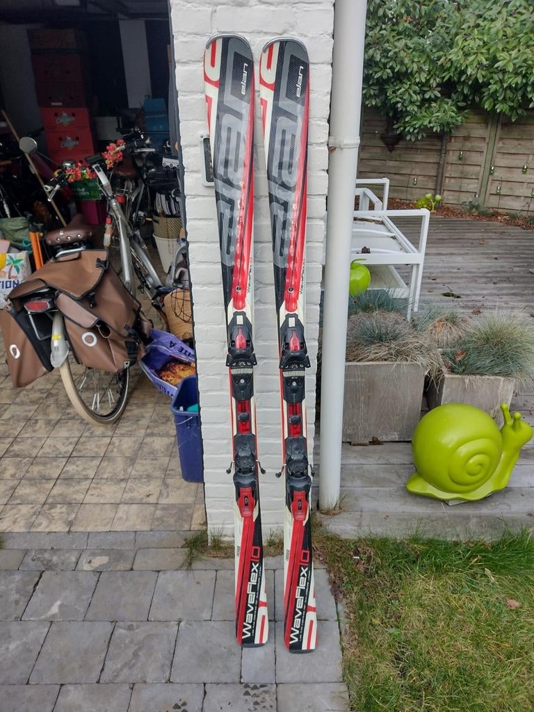 Elan waveflex 10 ski's lengte 168, Enlèvement, Utilisé, Ski, Skis