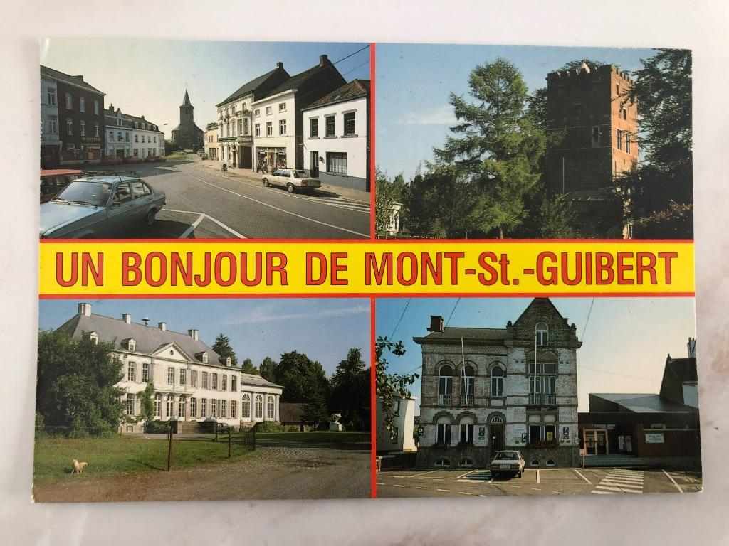 Mont-Saint-Guibert ongelopen, Enlèvement ou Envoi, 1980 à nos jours, Non affranchie, Brabant Wallon