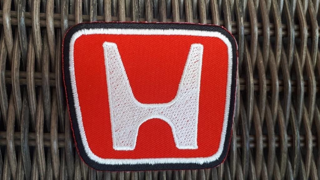 Honda auto strijk patch embleem logo - 75 x 64 mm, Ophalen of Verzenden