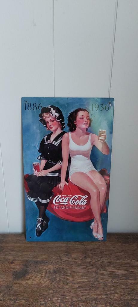 Enseigne publicitaire en métal Coca-Cola, Enlèvement ou Envoi, Comme neuf