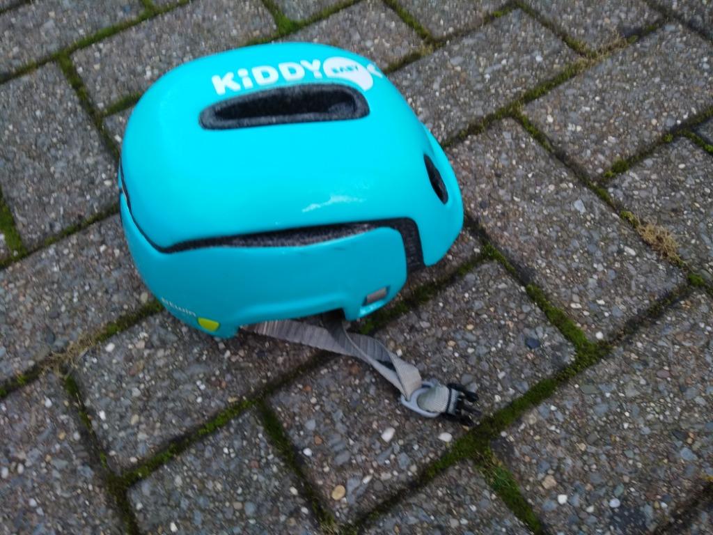casque kiddy baby decathlon pour skate board, velo, roller, Ophalen, Gebruikt, Jongen of Meisje, Overige maten