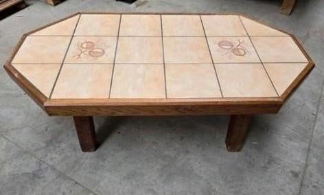 Retro vintage salontafel bijzettafel plantenrek tafeltje, Huis en Inrichting, Ophalen of Verzenden, Gebruikt