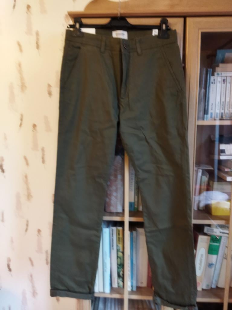 29/32 Jack Jones slanke kaki groene broek, Ophalen of Verzenden, Nieuw, Groen, Jack & Jones