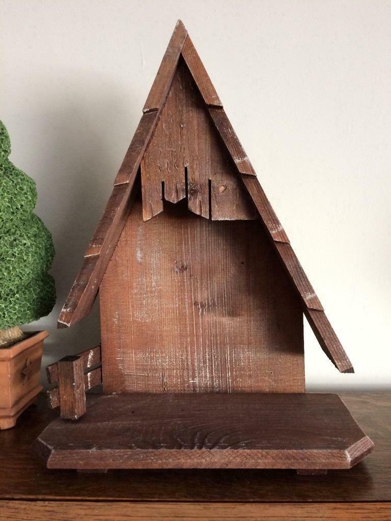 kerststal  hout, Diversen, Ophalen of Verzenden, Zo goed als nieuw