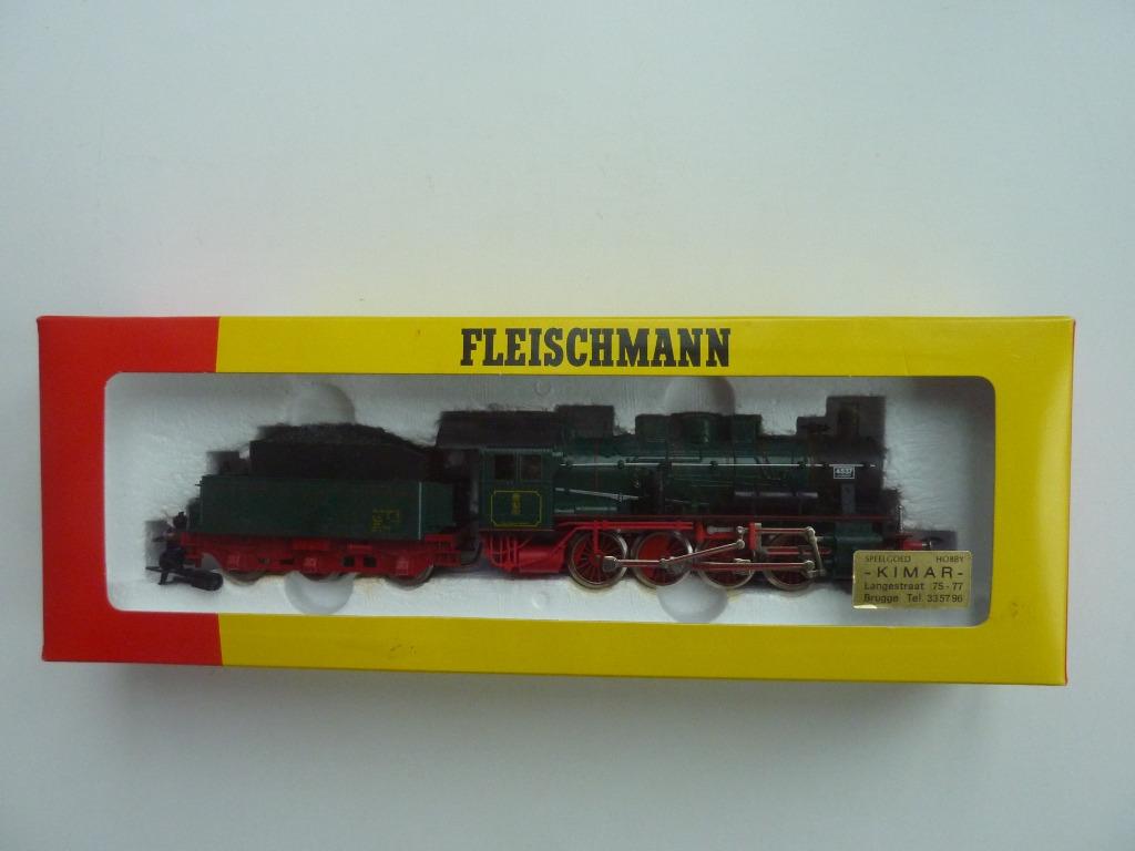 H0 Fleischmann 4147 - Stoomlocomotief., Enlèvement ou Envoi, Utilisé, Locomotive, Fleischmann