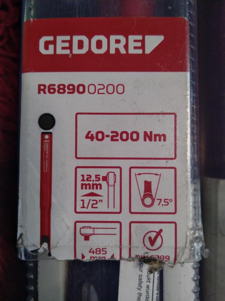 Gedore Red Momentsleutels, Ophalen
