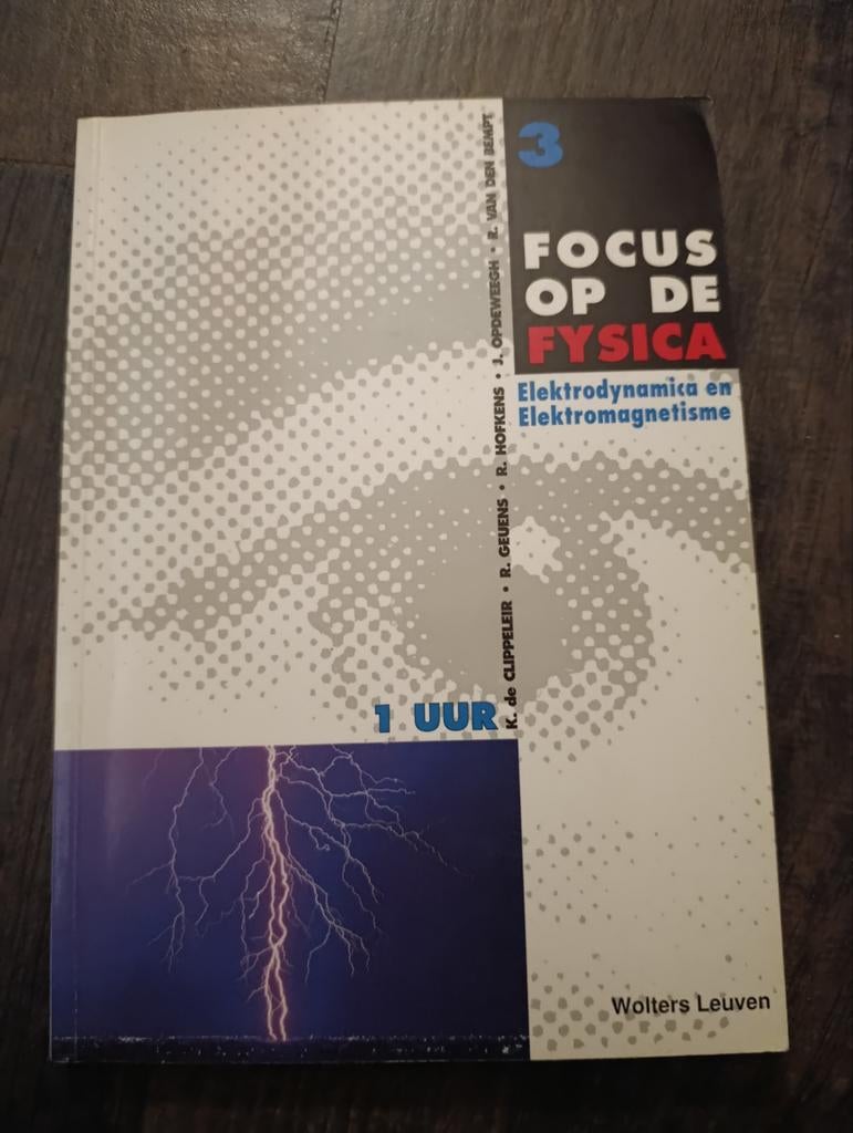 Focus 3 Handboek Fysica 1 uur, Boeken, Ophalen, Nederlands