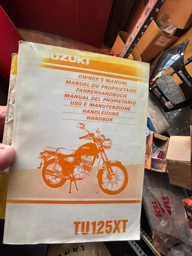 Manuel du propriétaire de la Suzuki TU125XT, Motos, Modes d'emploi & Notices d'utilisation, Enlèvement ou Envoi, Suzuki