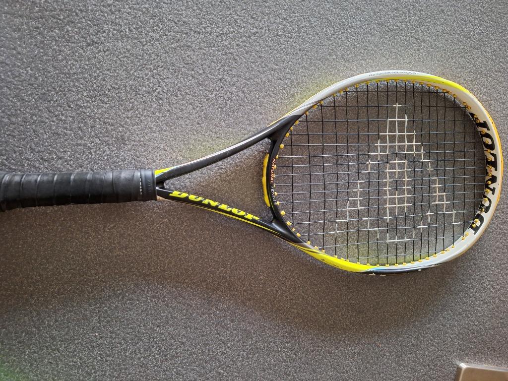 Tennisracket kind dunlop 25 inch prima staat, Gebruikt, L4, Ophalen of Verzenden, Racket