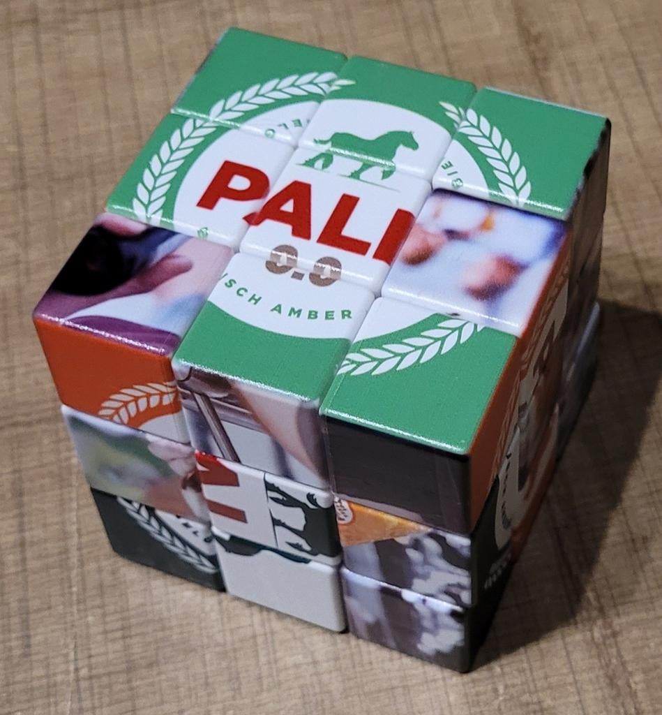 Palm Bier: Rubiks kubus, Verzamelen, Ophalen of Verzenden, Zo goed als nieuw, Overige typen, Palm