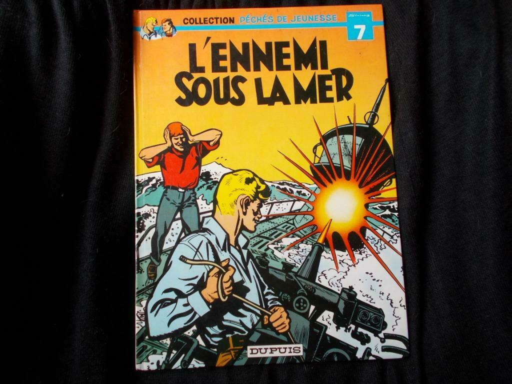 L'Épervier bleu  "L'Ennemi sous la Mer" (octobre 1979), Ophalen, Eén stripboek, Zo goed als nieuw, Sirius