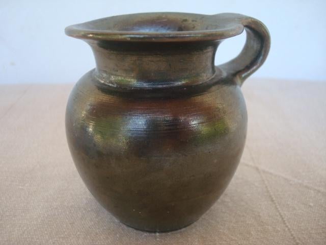 Archéologie Antiques Objet de fouille - Olpé céramique noire, Enlèvement